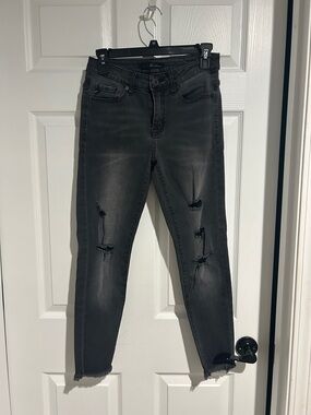 KanCan Black Distressed Skinny Jeans